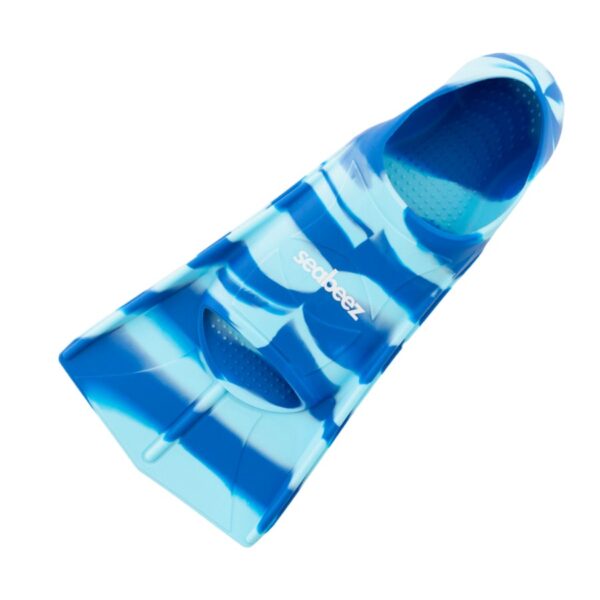 Seabeez Short Fins Splash Series Blue Swirl