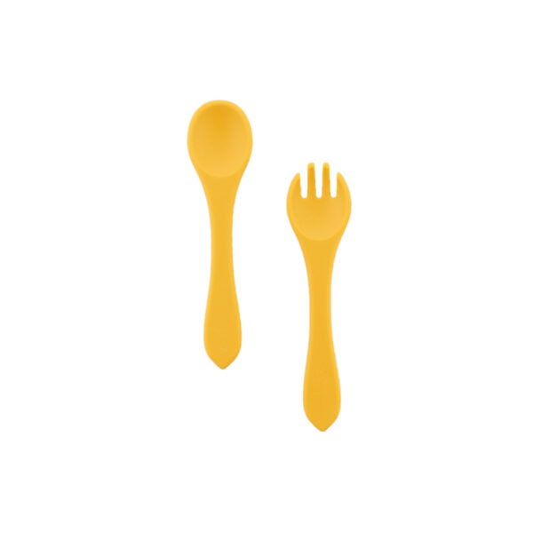 Zingies Finn SiliSF Spoon and Fork Set - Mango