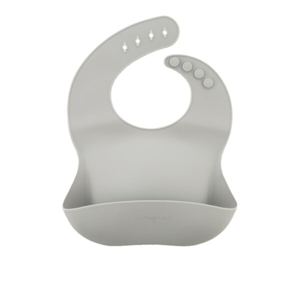 Zingies Gabby SiliBib - Grey