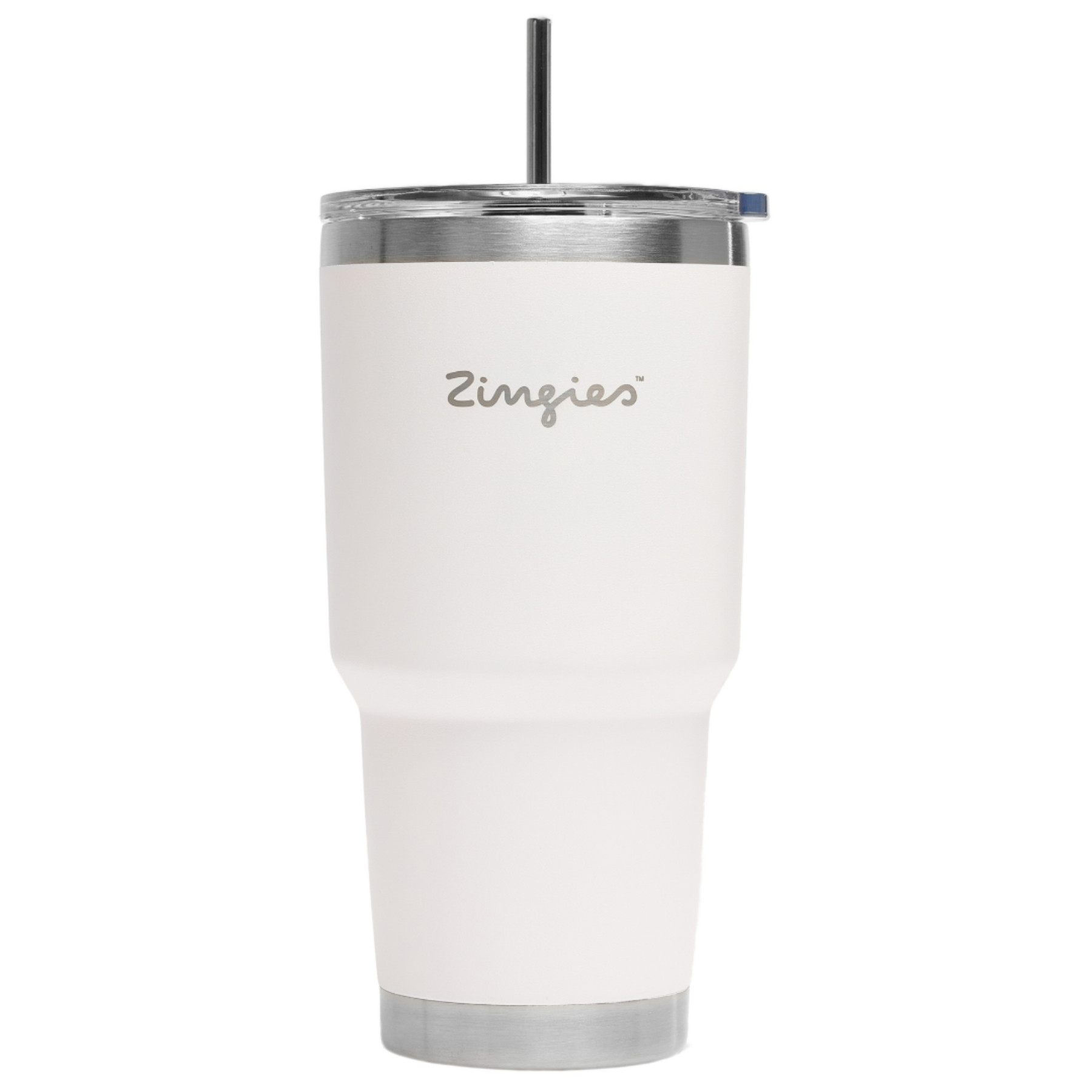 Zingies Olivia Stainless Steel Tumbler with Straw lid 880ml