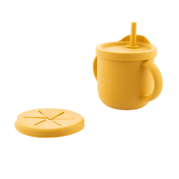 Zingies Coby Ποτήρι Σιλικόνης 3 σε 1 - Mango