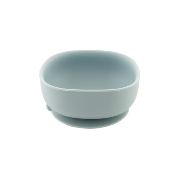 Zingies Willy Τετράγωνο Μπολ Σιλικόνης με Βεντούζα 350ml - Dusty Blue