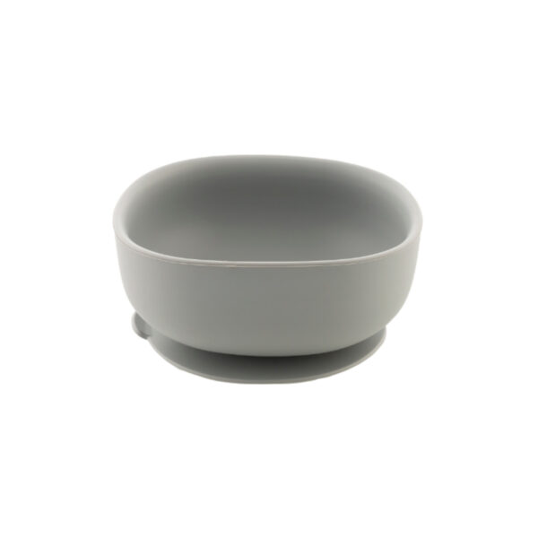 Zingies Willy Τετράγωνο Μπολ Σιλικόνης με Βεντούζα 350ml - Grey