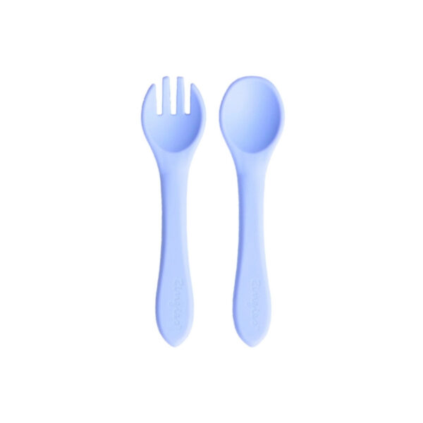 Zingies Han Silicone Spoon and Fork Set