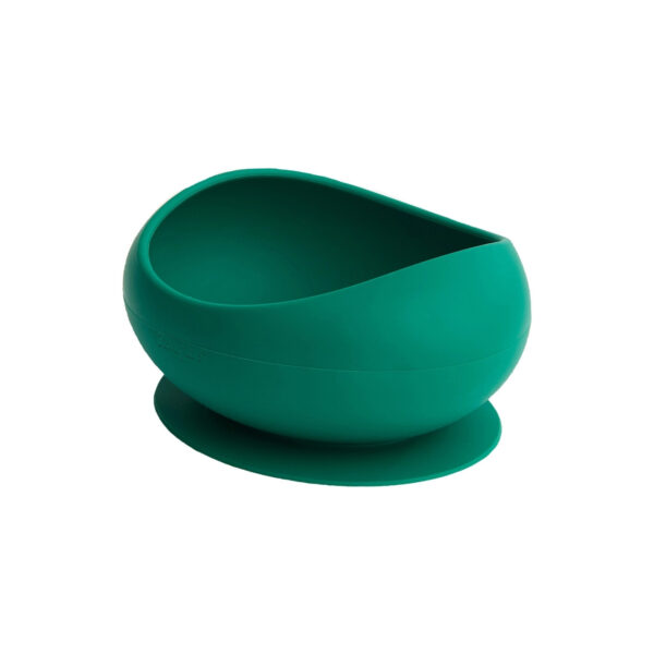 Zingies Julio Silicone Suction Bowl 440ml - Forest green