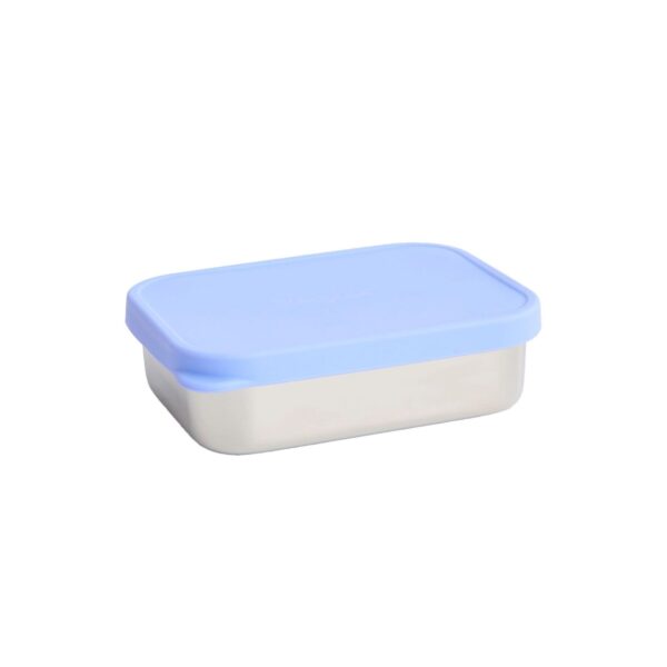 Zingies Ben Stainless Steel Food Container with Silicone Lid 680 ml - Liliac