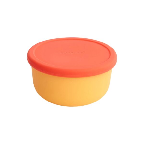 Zingies Billy Silicone Snack Container with Divider 150ml - Red