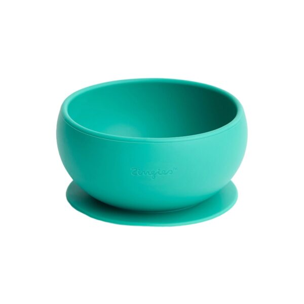 Zingies Milo Μπολ Σιλικόνης Με Βάση Βεντούζας 350 ml - Teal