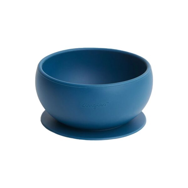 Zingies Milo Μπολ Σιλικόνης Με Βάση Βεντούζας 350 ml - Indigo