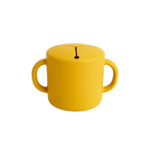 Zingies Ringo Silicone Snack Cup 370ml - Mustard