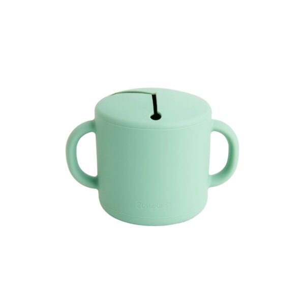 Zingies Ringo Silicone Snack Cup 370ml - Sage