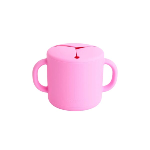 Zingies Ringo Silicone Snack Cup 370ml - Pink